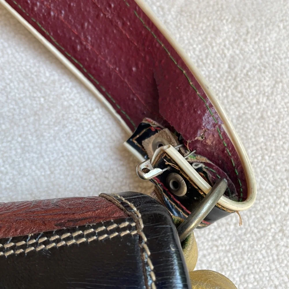 Unique Vintage Pony hair saddle bag. - Picture 5 of 13